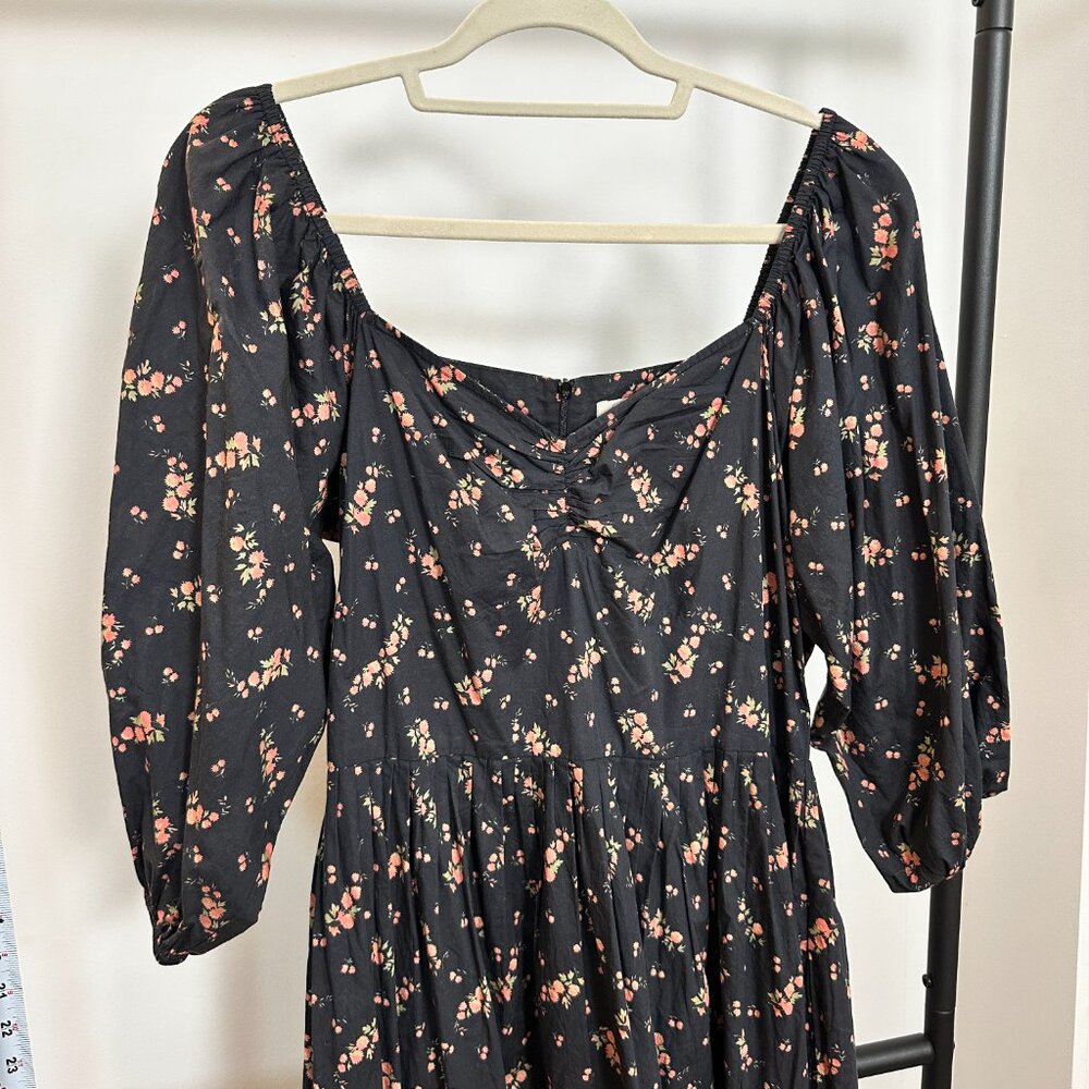 Christy Dawn - The Peyton Dress - Color Mums Ditsy Black - Size L - Picture 8 of 13